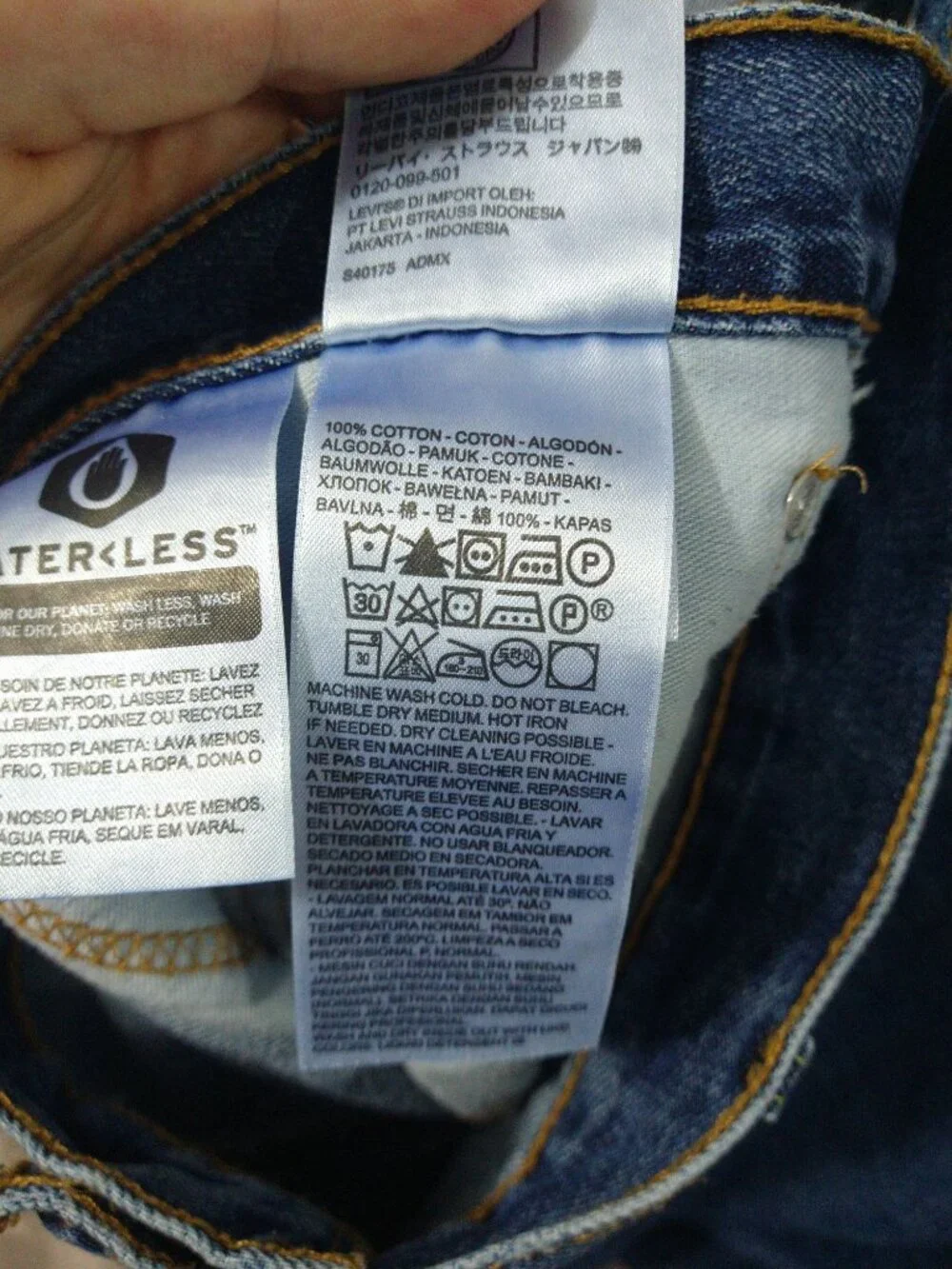 Levis 550 Jeans Mens 46x32 Blue Denim Relaxed Fit Taper Leg High Rise Lot of 2